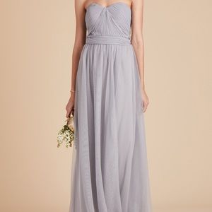 Birdy Grey Christina Convertible Dress in Tulle Silver